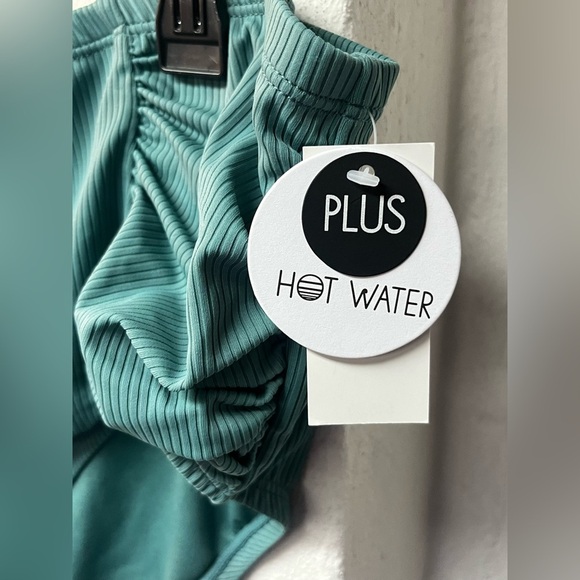 Hot Water Women High Waist High Leg Ribbed Bikini Bottom. - Picture 3 of 5